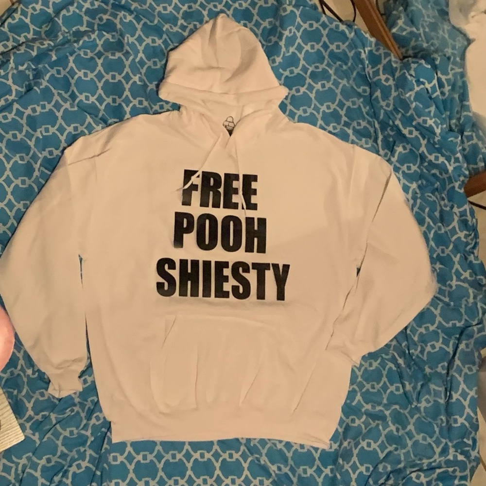 Mens size large Free Pooh shiesty Hoodie merch Men’s size Tee hip hop sweatshirt
